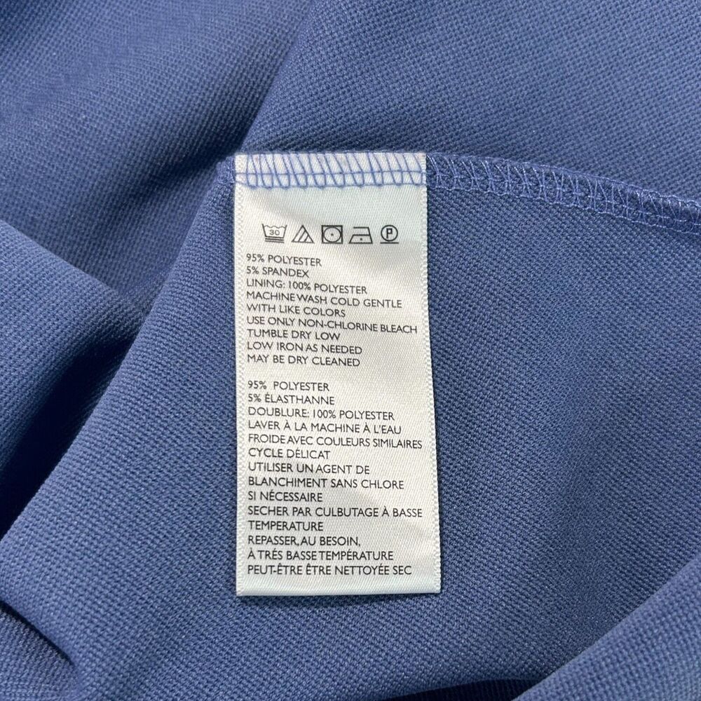 Urban Outfitters Blue A-Line Skater Mini Dress S Back Bow Tie Open Back - Picture 7 of 10